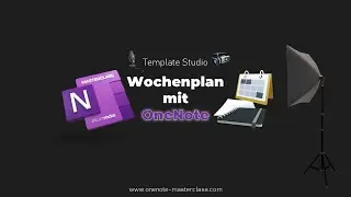 OneNote Masterclass Template Studio #01 -  Wochenplan