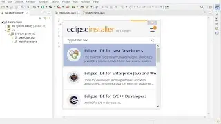 How to install Eclipse 2021 using the Installer