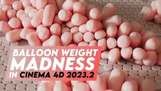 Crazy Balloon Madness with Cinema 4D 2023.2