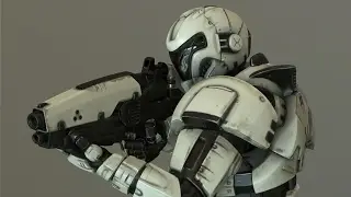 Armored Soldier Character Rig for Maya | Sci-fi Maya Character Rig