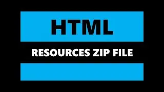 How to Create Zip File HTML and CSS | Zabiullah Technical Live