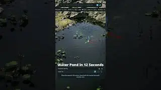 Create a Pond in UE5 in 12 Seconds  