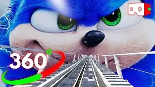 🔴VR 360° Sonic The Hedgehog Roller Coaster for Virtual Reality