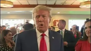 Donald Trump stops at Versailles in Miami after indictment hearing, supportors sing 'Happy Birthday'