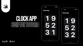 Building a Flip-Clock in SwiftUI | Real-Time Clock App Tutorial