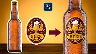 How to Place a Logo on a Bottle in Photoshop - Step-by-Step Tutorial