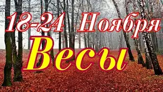 ВЕСЫ. С 18 ПО 24 НОЯБРЯ 2019. ТАРО-ПРОГНОЗ.