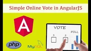 Simple Online Voting system using AngularJS, PHP and MySQL