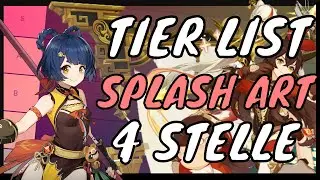 Tier List SPLASH ART 4 stelle| Genshin Impact ITA