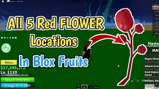 How To Find Red Flower In Blox Fruits (2024) | All Red Flower Locations In Blox Fruits