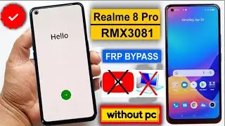 Realme 8 Pro Frp Bypass Hard Reset Without Pc  🖥️ 100% Free