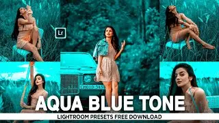 Lightroom Mobile Presets Free DNG || Lightroom Aqua Blue Tone Presets || Lr Free Presets Download