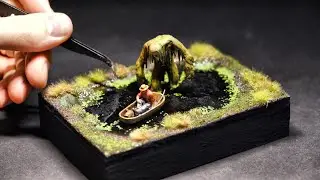 Don’t Fall Asleep in a Swamp with Skunk Apes | Diorama