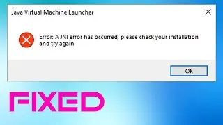 Fix Minecraft A JNI Error Has Occurred Please Check Your Installation and Try Again (ShignimaL*)