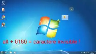 Astuce informatique  Cacher un dossier sur  le bureau