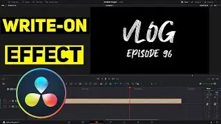 EASY Handwritten Text Effect // DaVinci Resolve 17 Tutorial