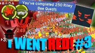 Journey to an *OP* RED HIVE #3 | 250 RILEY BEE QUESTS! | Roblox Bee Swarm Simulator |