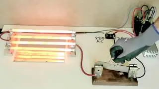 AC versus DC load breaking comparison with a knife switch