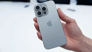 IPhone 16 Pro Max Natural Titanium Hands'on First Impression!