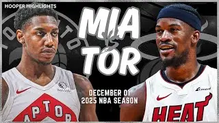 Miami Heat vs Toronto Raptors Full Game Highlights | Dec 1 | 2025 NBA Season