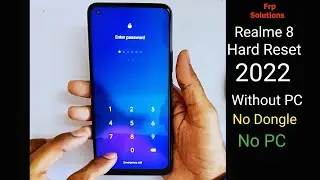 Realme 8 Pattern Unlock || How to Hard Reset Realme 8 Without PC 2022