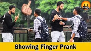 Showing Finger Prank | Part 11 | Prakash Peswani Prank |