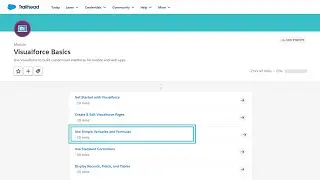 Use Simple Variables and Formulas || Visualforce Basics