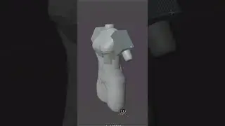 3d Modeling Clothes Dress in 14 sec with Blender