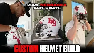 BUILDING A CUSTOM RIDDELL SPEEDFLEX; 2021 NEBRASKA ALTERNATE HELMET