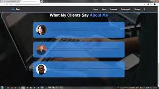 How To Make A Portfolio Website In HTML And CSS Part 3 Of 3