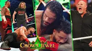 WWE Crown Jewel 2024 Full Highlights And Results- Sami Zayn Attacks Roman Reigns And Usos, Goldberg?