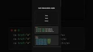 Text-Decoration-style | CSS | CSS & HTML