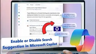 How to Enable or Disable Search Suggestion in Microsoft Copilot on Windows 11