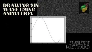 How to code for drawing sin wave using matplotlib in python? 