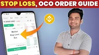 Binance Stop loss and OCO order Explained in hindi | Vishal Techzone