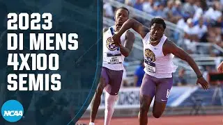 Men's 4x100m relay semifinals - 2023 NCAA outdoor track and field championships (Heat 2)