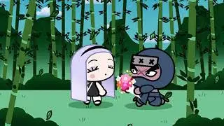 Pucca - Tobe gives flowers to Dahyun