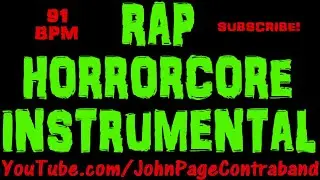 Rap Horrorcore Instrumental Beat 91 bpm FREE Evil Horror Gangsta Dark