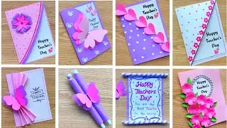 7 Amazing DIY Teacher's Day Card Ideas | Happy Teacher's Day Crafts | Teachers Day Cards 2024