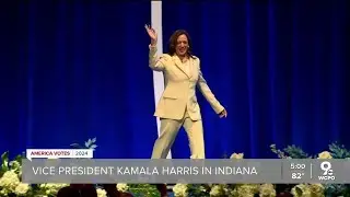 'When we fight, we win': VP Harris campaigns in Indianapolis