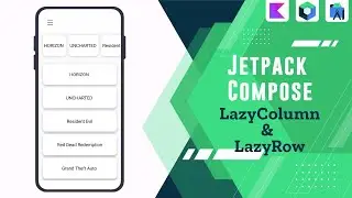 20 - Lazy Column and Lazy Row - Android Jetpack Compose بالعربي