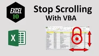 How to Lock Scroll Area in Excel with VBA
