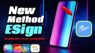 Updated Esign Method for iOS  | Install IPA Files on iPhone & iPad without PC & jailbreak no revoke