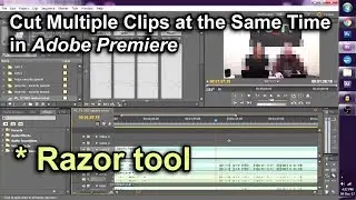 How To - Cut Multiple Clips at the Same Time in Adobe Premiere