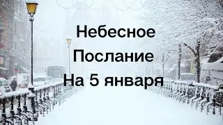 Небесное послание на 5 января. Позвольте себе творить.