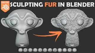 Blender Sculpting Fur 