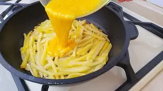 Schnelles Rezept für Kartoffeln und Eier in 10 Minuten❗🔝 Nur mit 2 Zutaten❗ #5