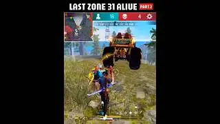 FREE FIRE LAST ZONE ☠️ 31 ALIVE GRADMASTER LOBBY PART 2 #freefire #gaming #short #shorts