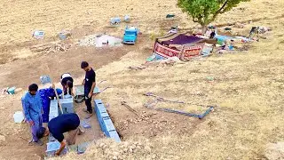 "From Farm Ruins to New Beginnings: Amir's Family Builds a toilet in a New Home"