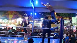 Lucha Libre Estelar en Feria Frontera Sur 2023  / Chetumal, Quintana Roo, México /  22-10-2023 (3)